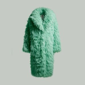 H&M METAVERSE PLUSH TEDDY COAT